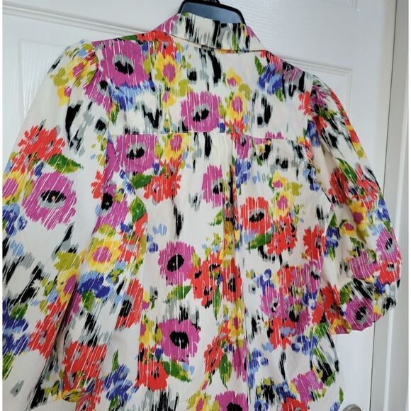 Anthropologie Rachael Floral Botton Shirt XS - Picture 8 of 11